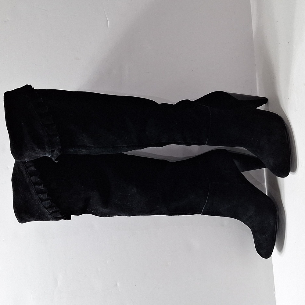 Bcbgeneration Black Suede Leather Whimsigoth Over… - image 4